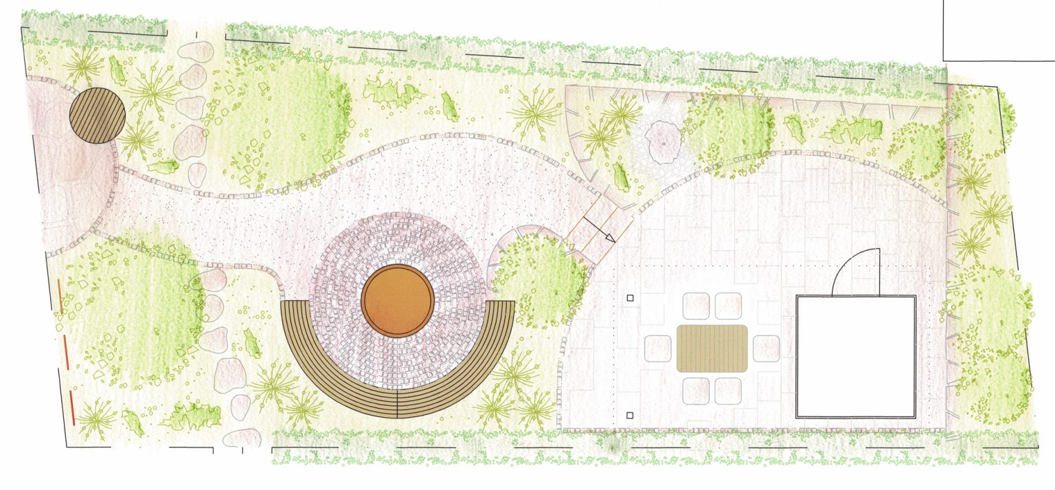 PURPUR-natürlich heimlig - Gartenzeichnung von SF Schmid