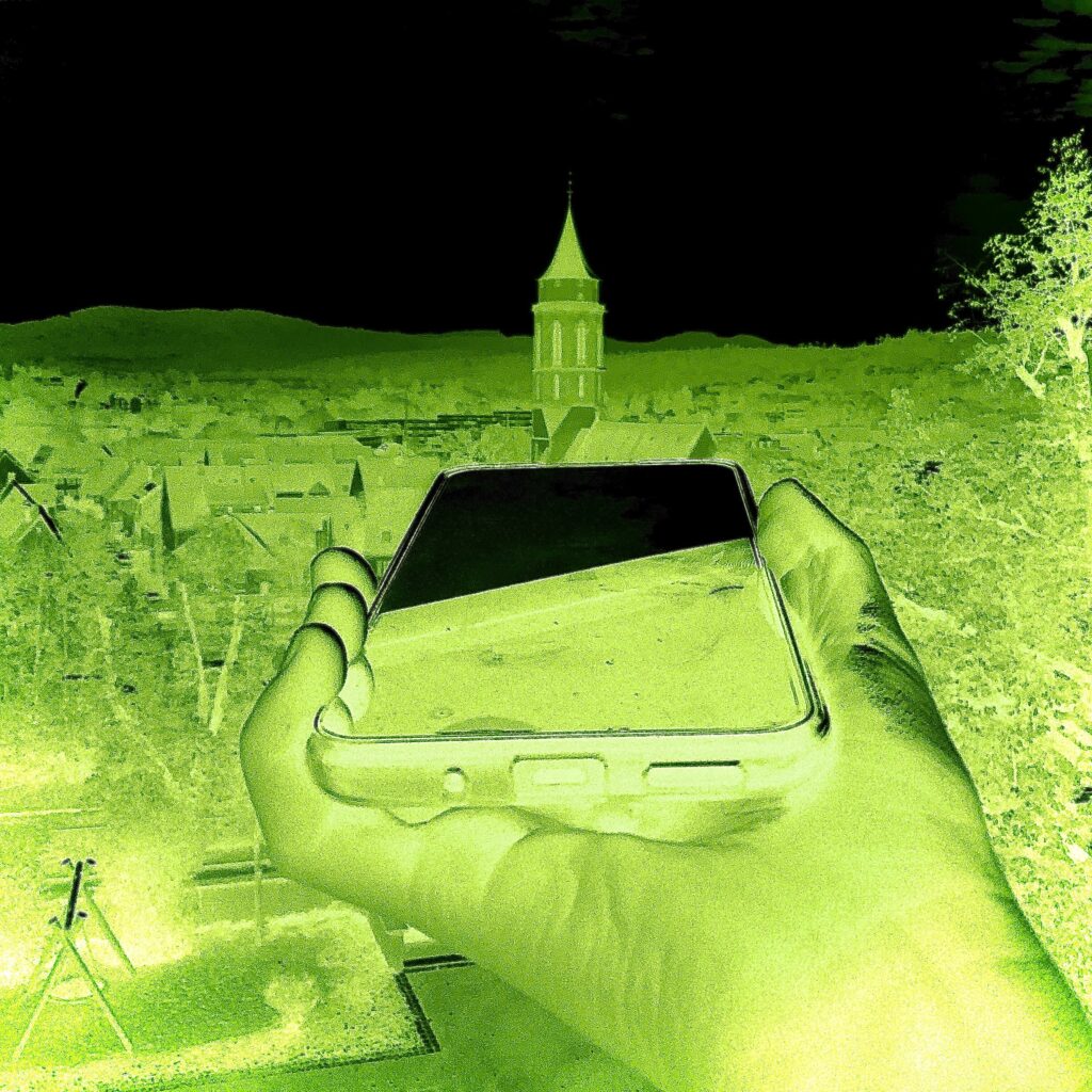 Überarbeitetes Foto in grün Filter von Balingen